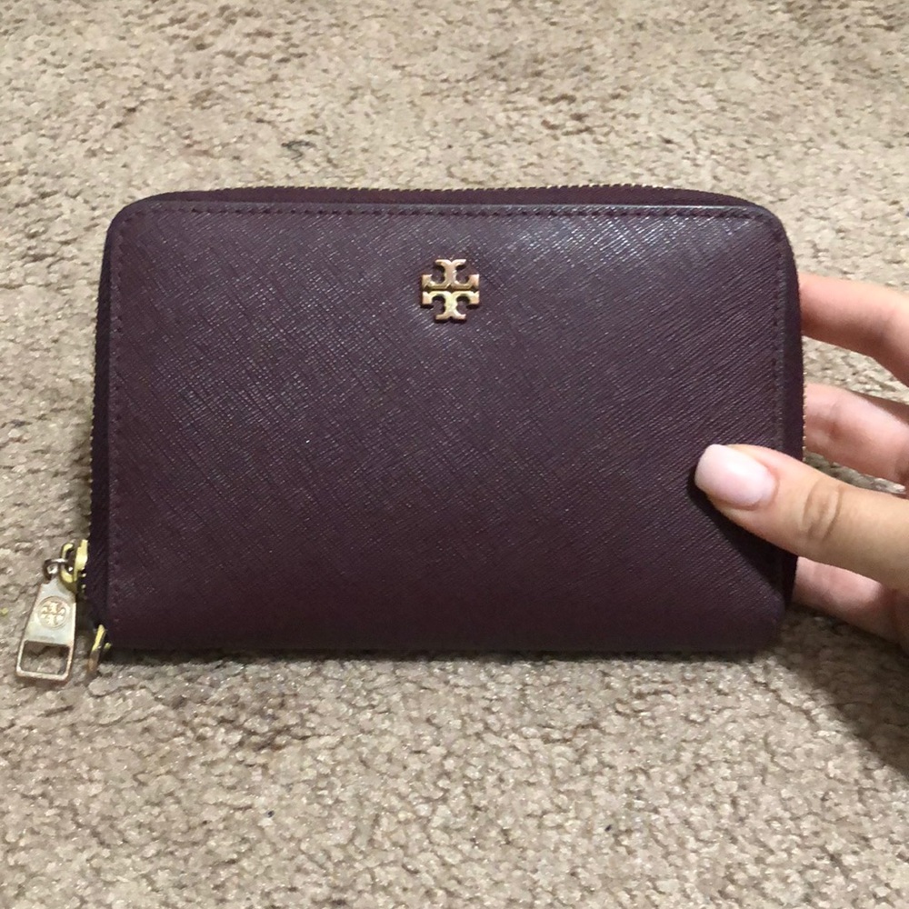Tory Burch Maroon Wallet